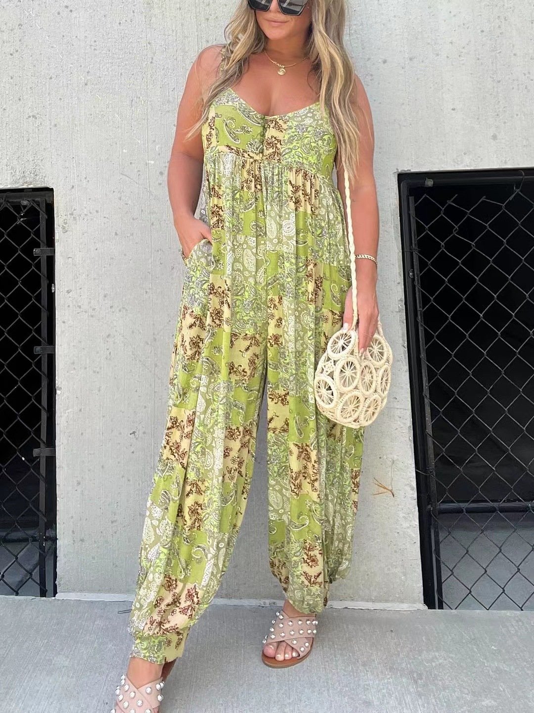Boho Balloon Pant Jumpsuit (Buy 2 Get Free Shipping)