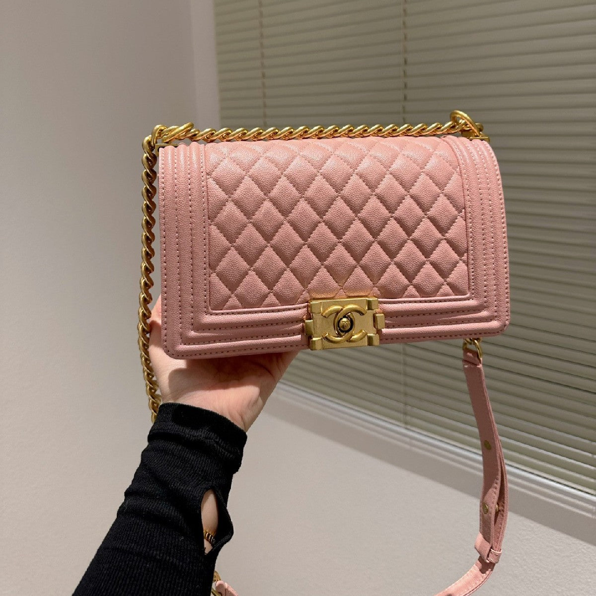 Classic Caviar Leather Handbags