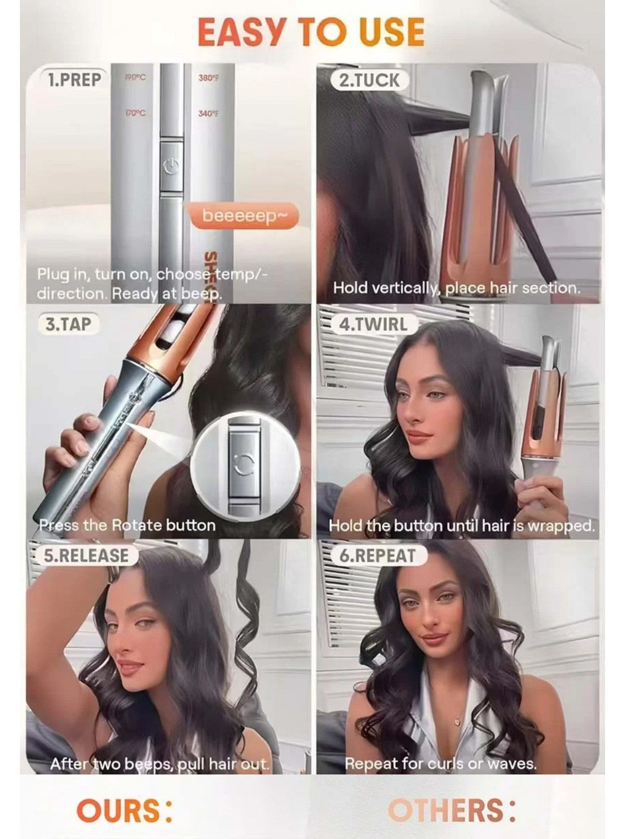 Automatic curling iron lazy curling negative ion perm does not hurt hair