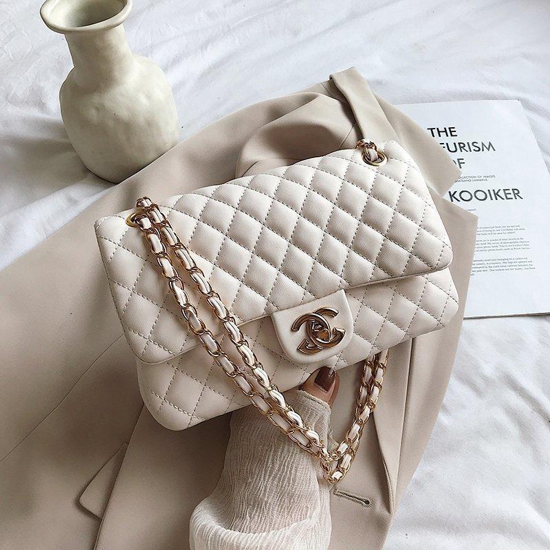 Small fragrant style rhombus chain bag 0823113010