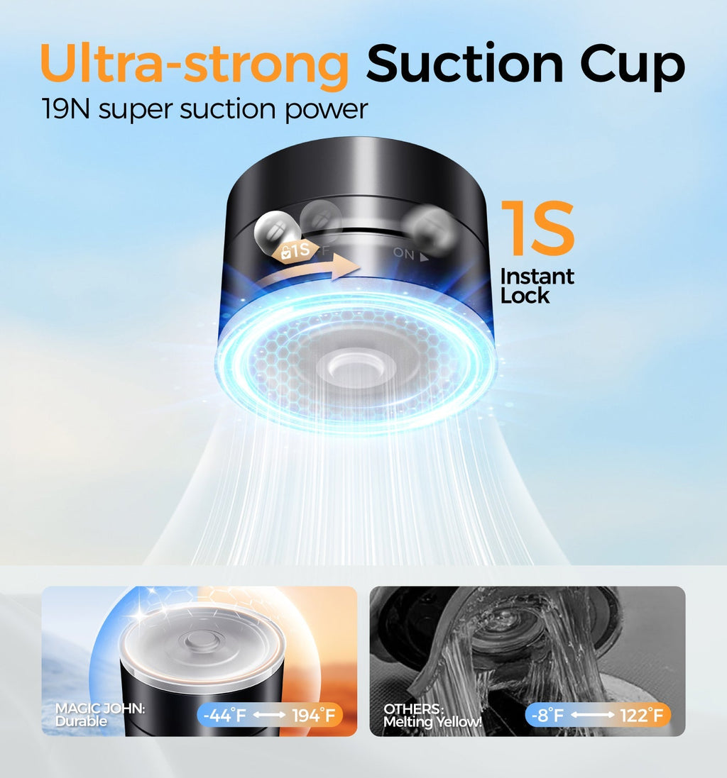 Upgraded Magnetic Phone Holder with 360° Rotation, Strong Magnet, Foldable and Portable Design