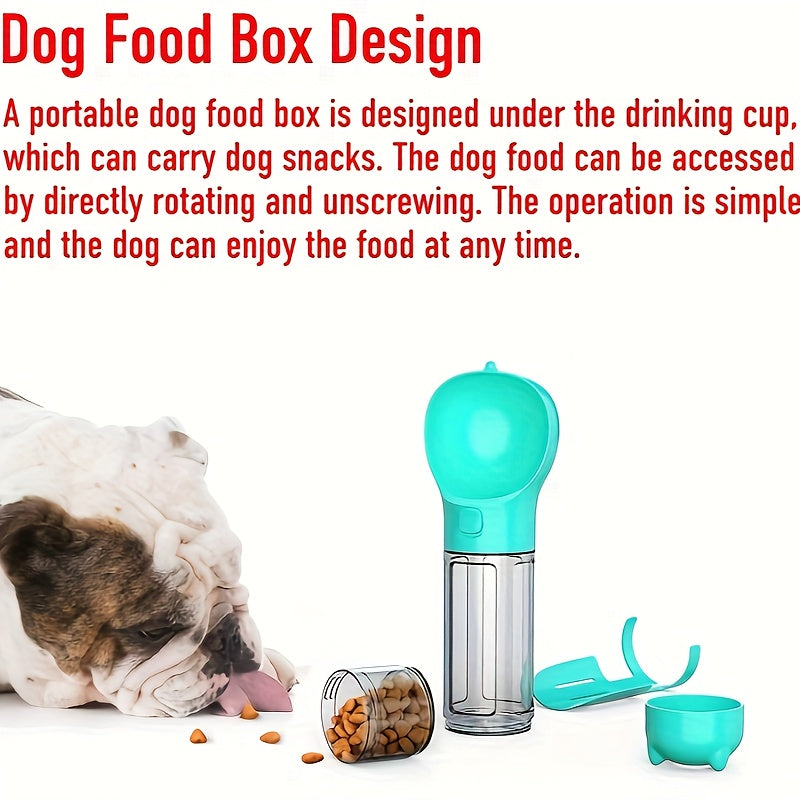 Water Bottle Feeder Bowl Garbage Bag Storage Portable