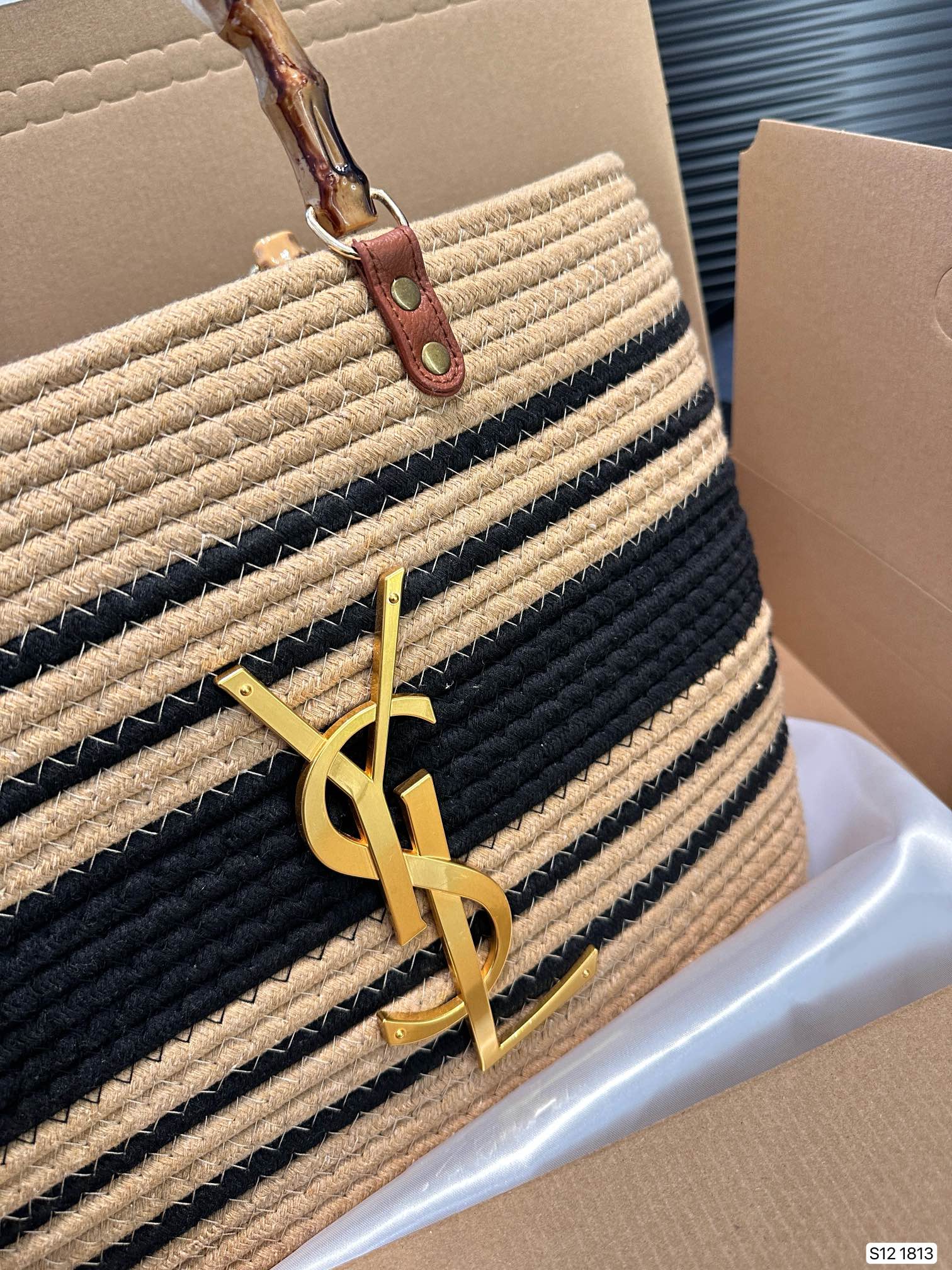 YSL Straw Weave Tote Bag 0724041103