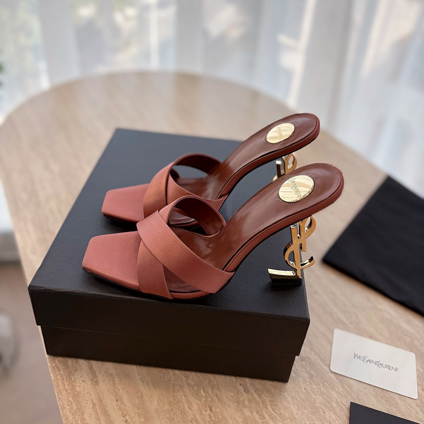 Women's stylish luxury YSL high heels