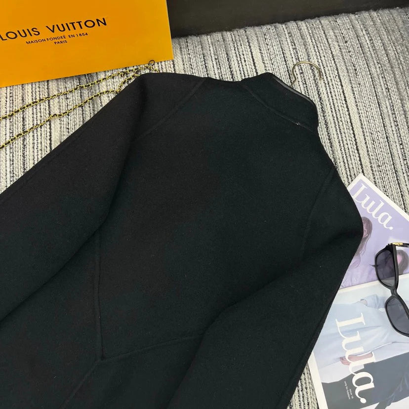 Women Classic Double-Breasted Wool Coat 1025102415