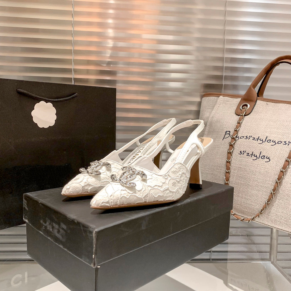 CNL fashion lace high heels XC0723102502