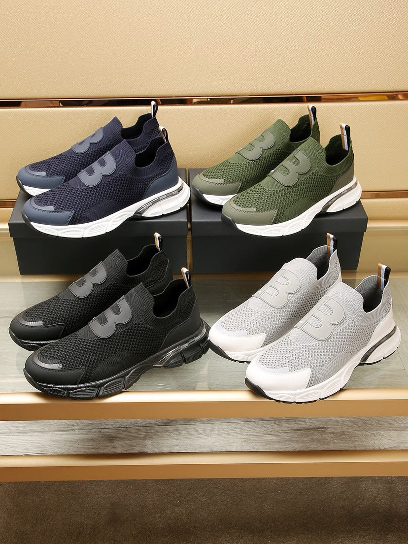 BS fashion printed rubber sole sneakers 0724072304