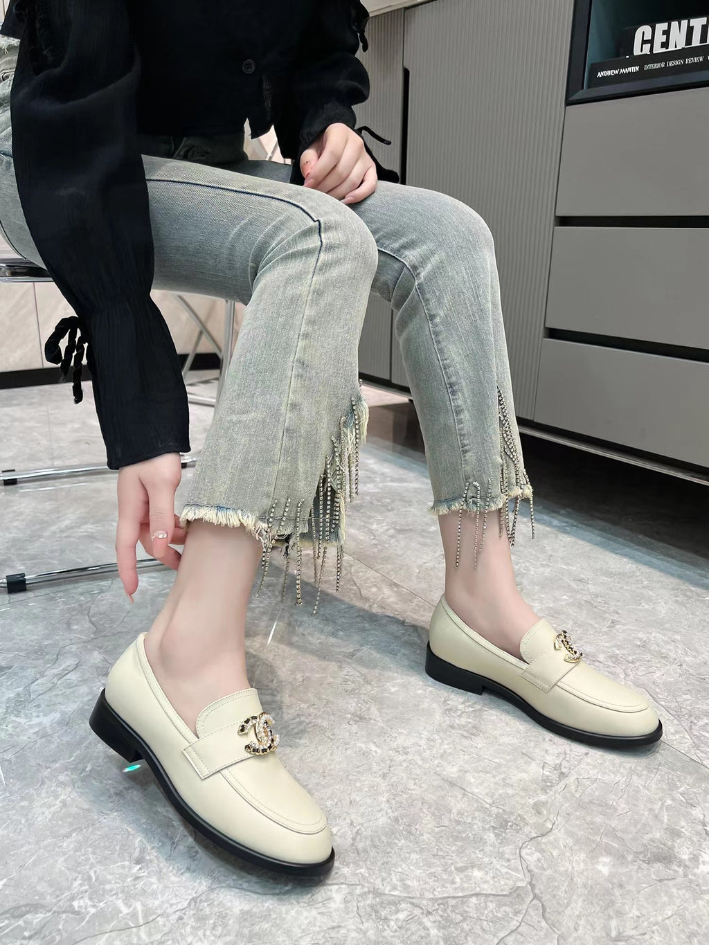 23 Womens aktuelle Top-CL-Loafer  1