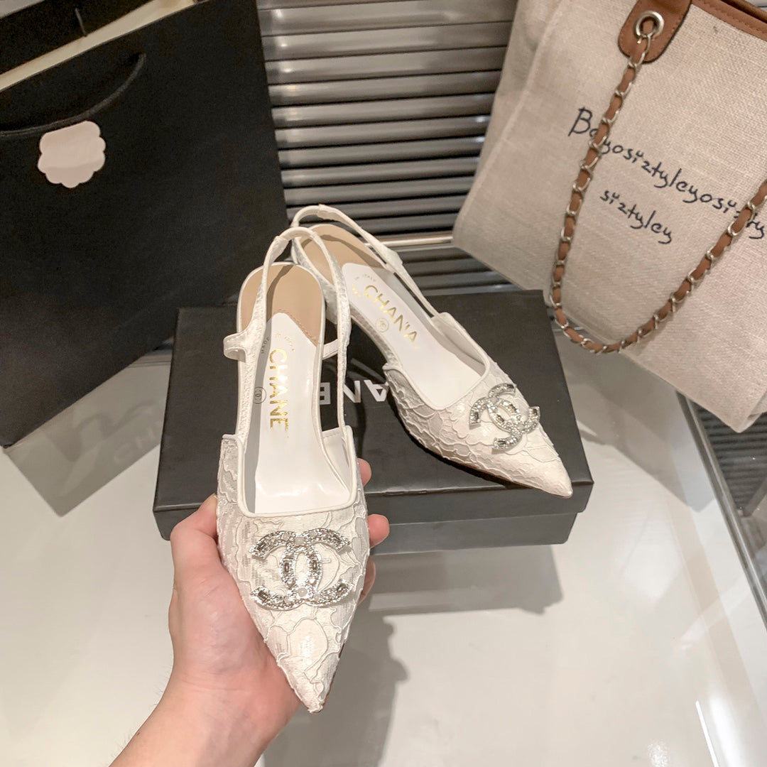 CNL fashion lace high heels XC0723102502