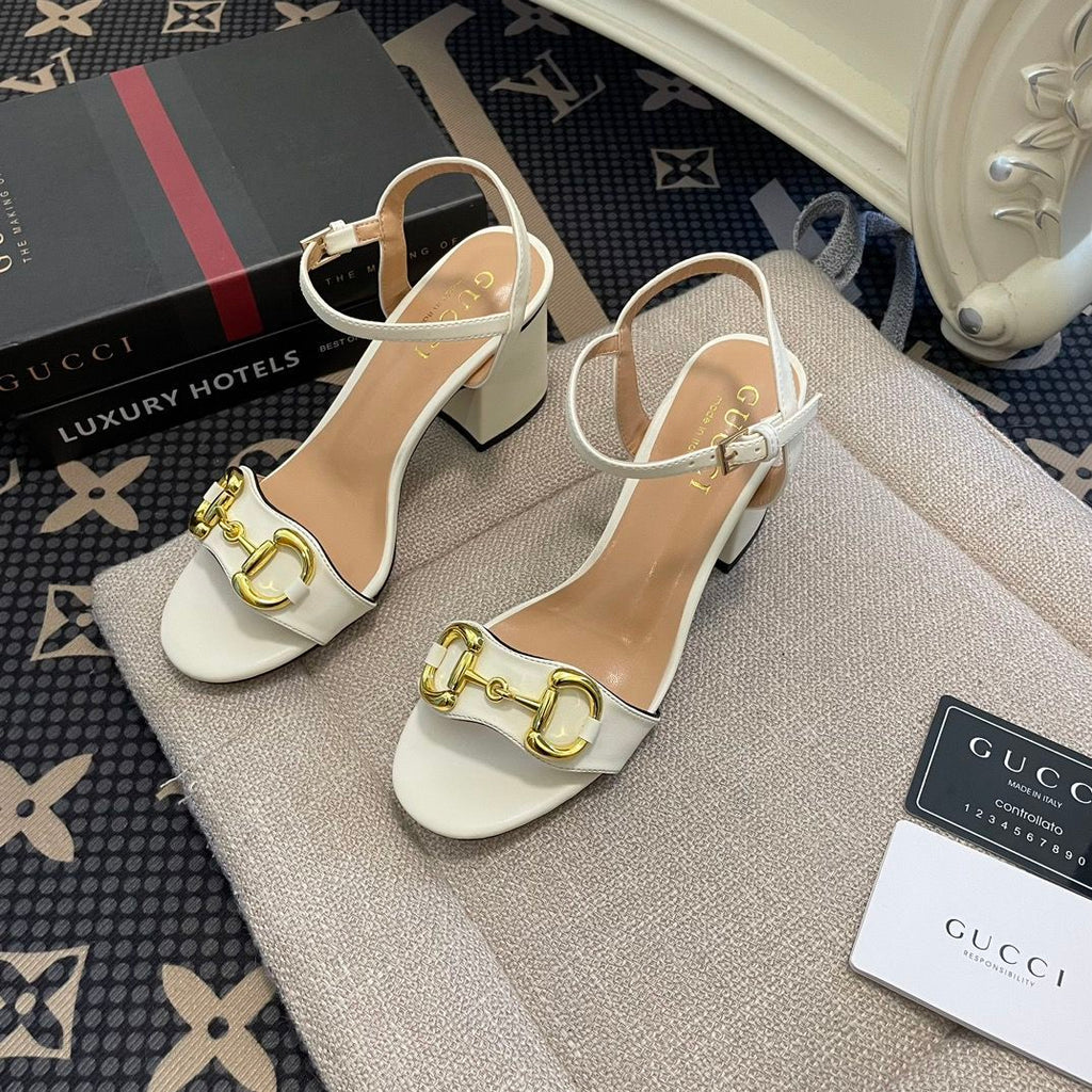 Classic Horsebit Leather Platform Sandals 1024031818