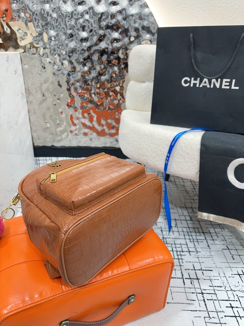 YSL fashion backpack 0725070704