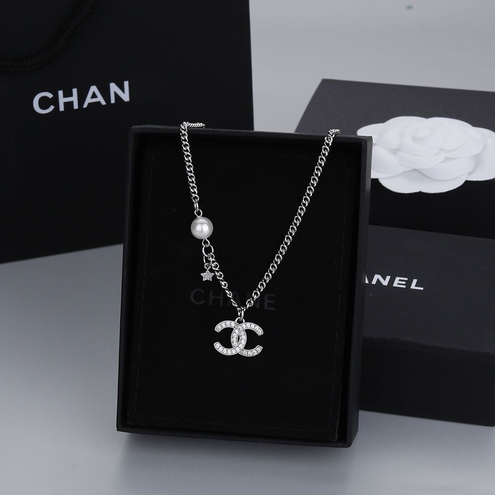 Star Necklace Pearl Clavicle Chain 0823112707