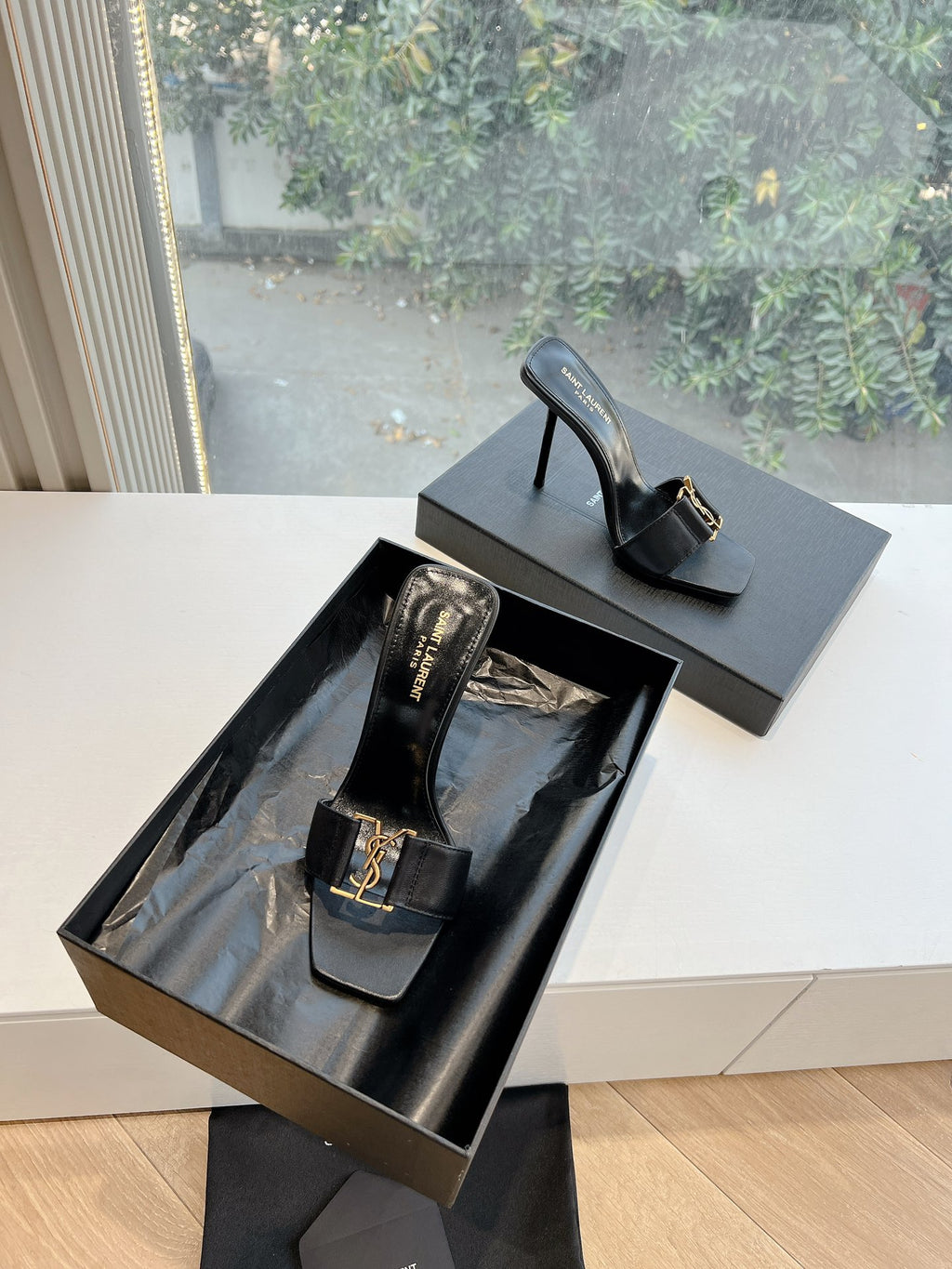 YSL high heel sandals slippers 0725021402