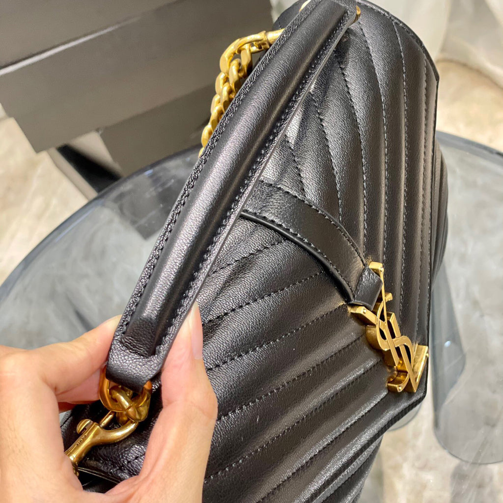 Y classic messenger bag gold buckle XC0723081604