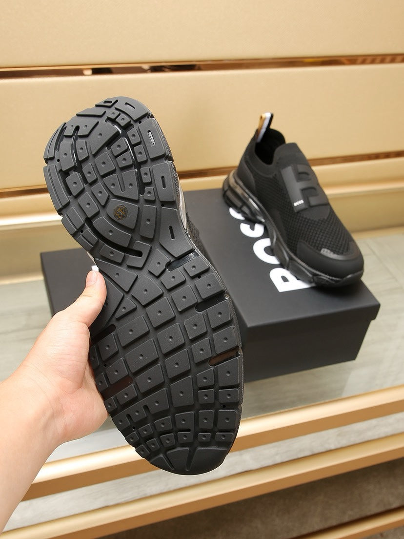 BS fashion printed rubber sole sneakers 0724072304