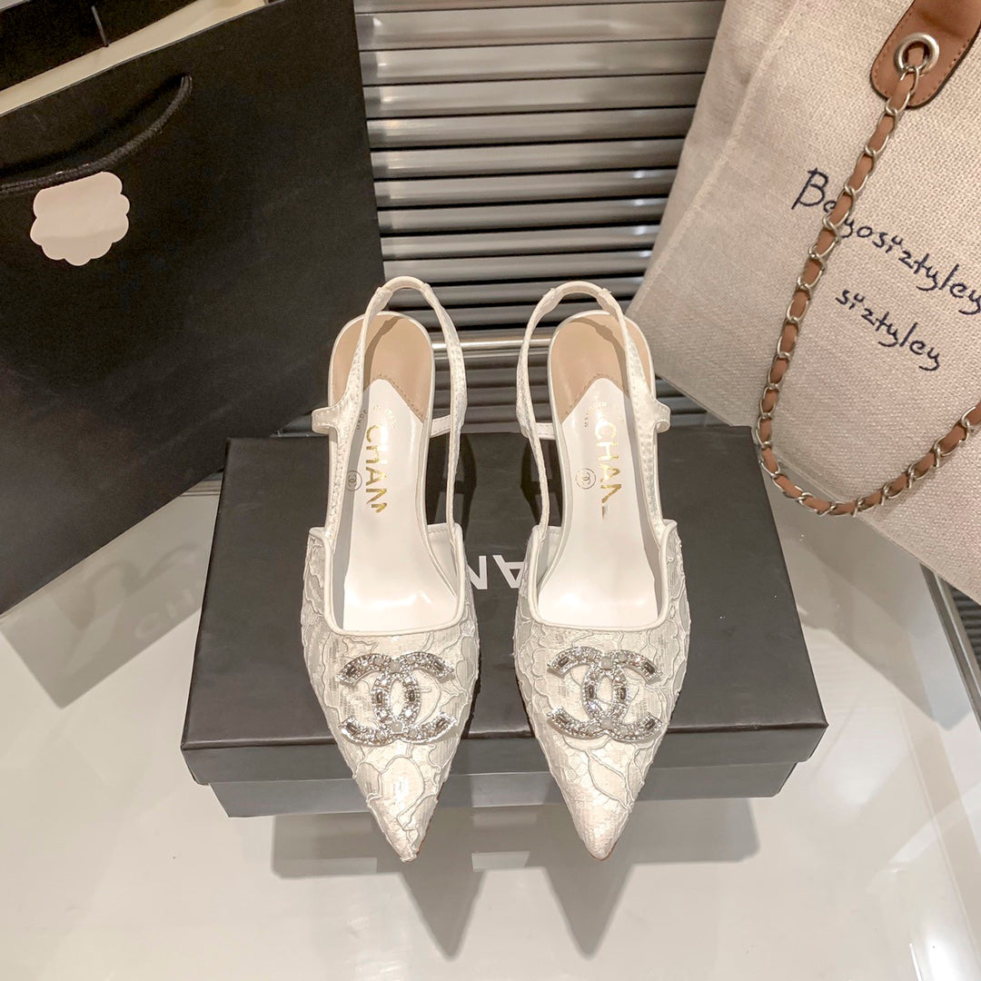 CNL fashion lace high heels XC0723102502