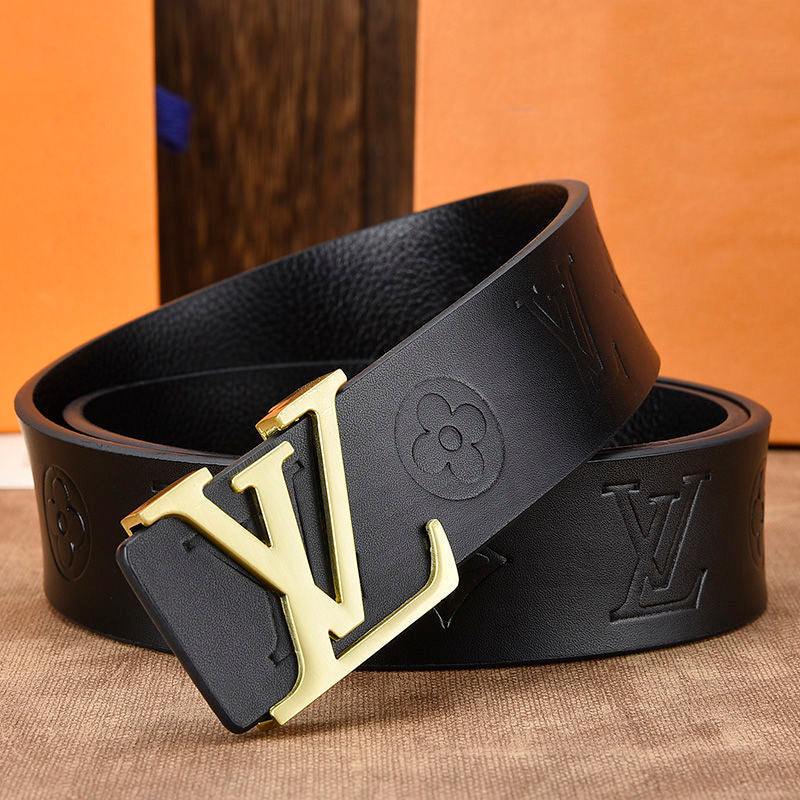 Black Soft Leather Belts