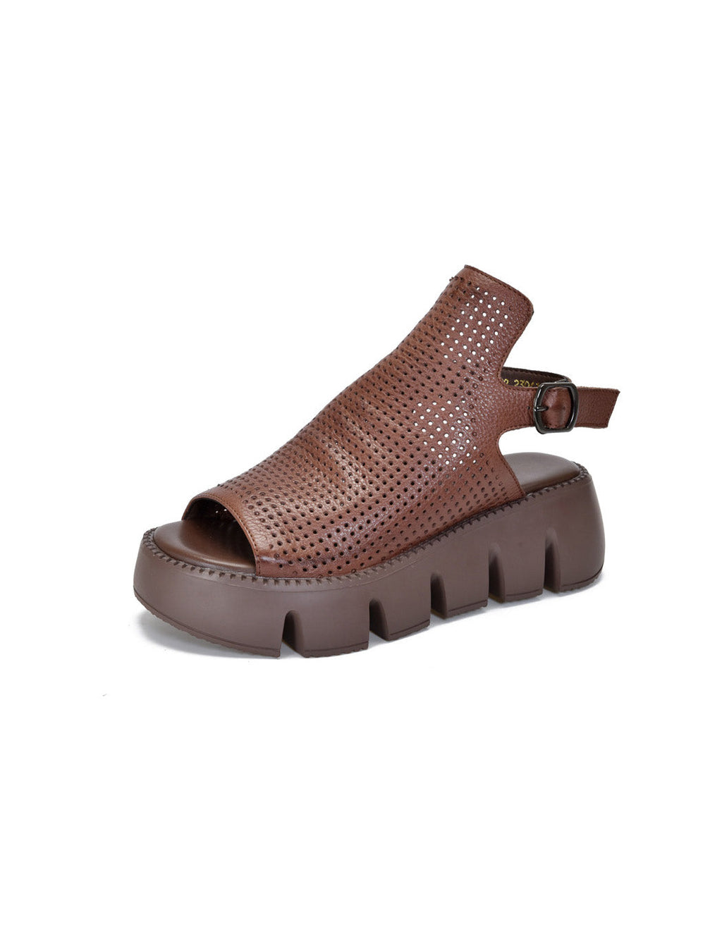 Comfortable Open Toe Retro Platform Sandals Slingback