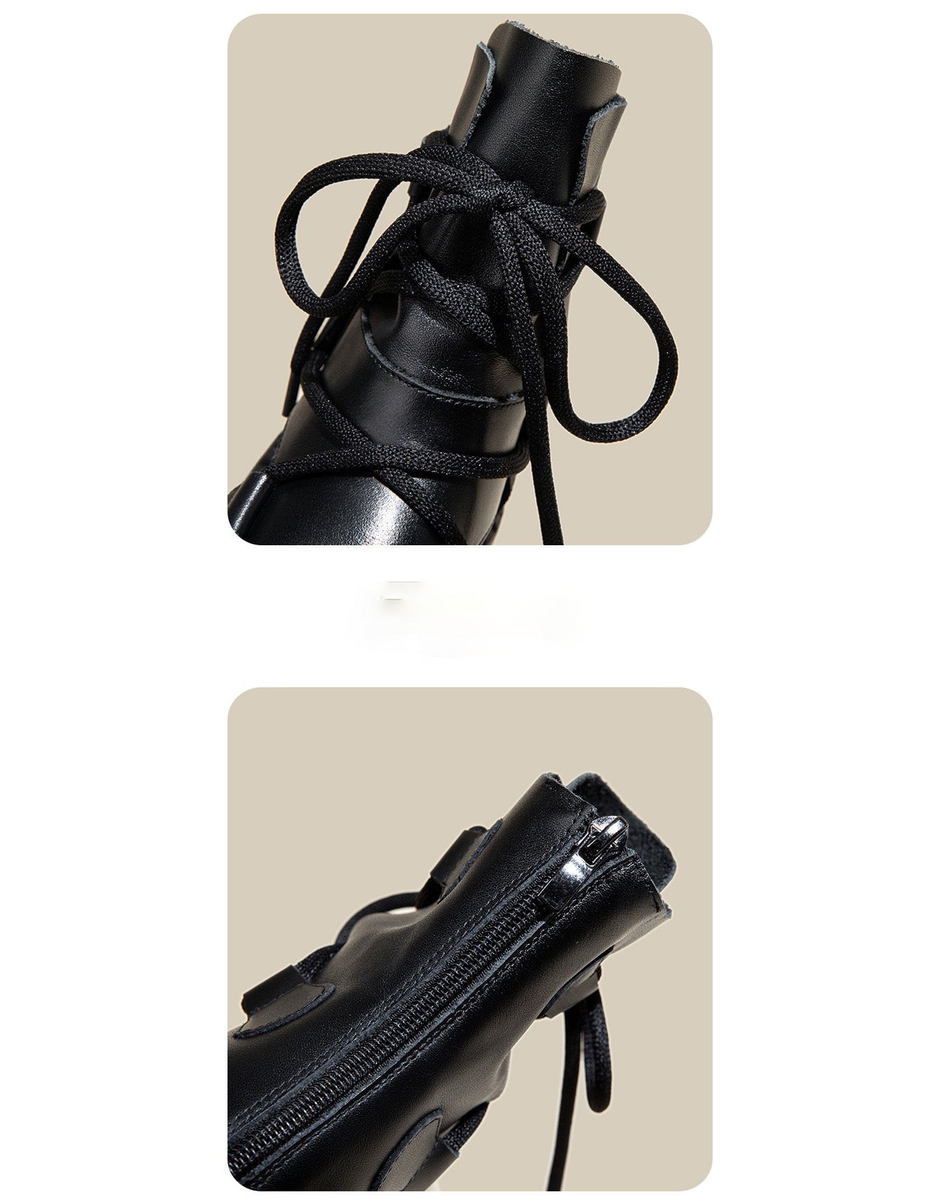 Cross Lace-up Open Toe Platform Sandals Boots