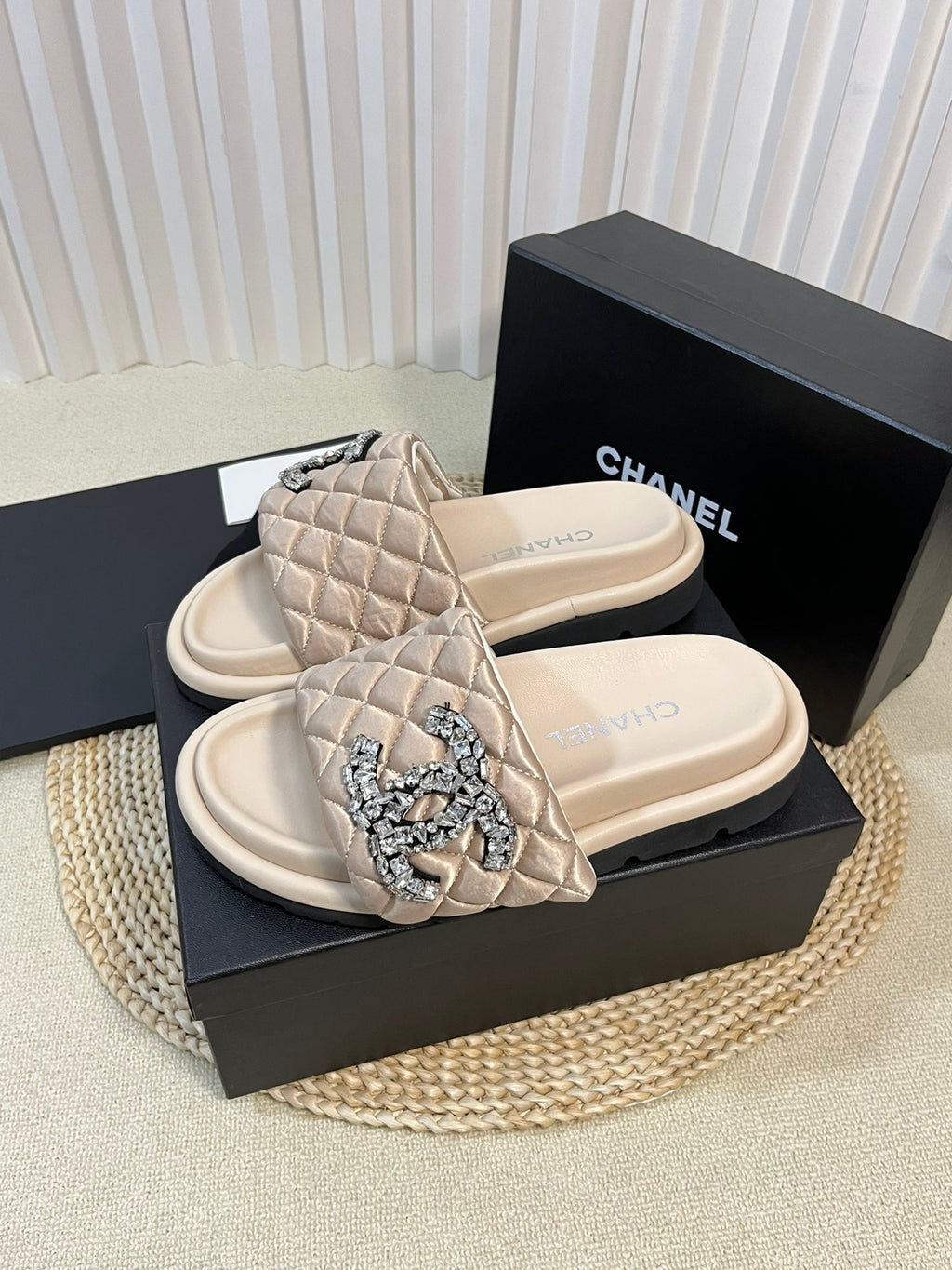 CNL thick-soled Velcro women's slippers 0724042703