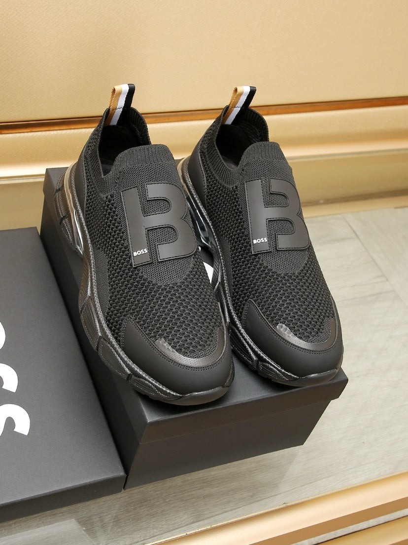 BS fashion printed rubber sole sneakers 0724072304