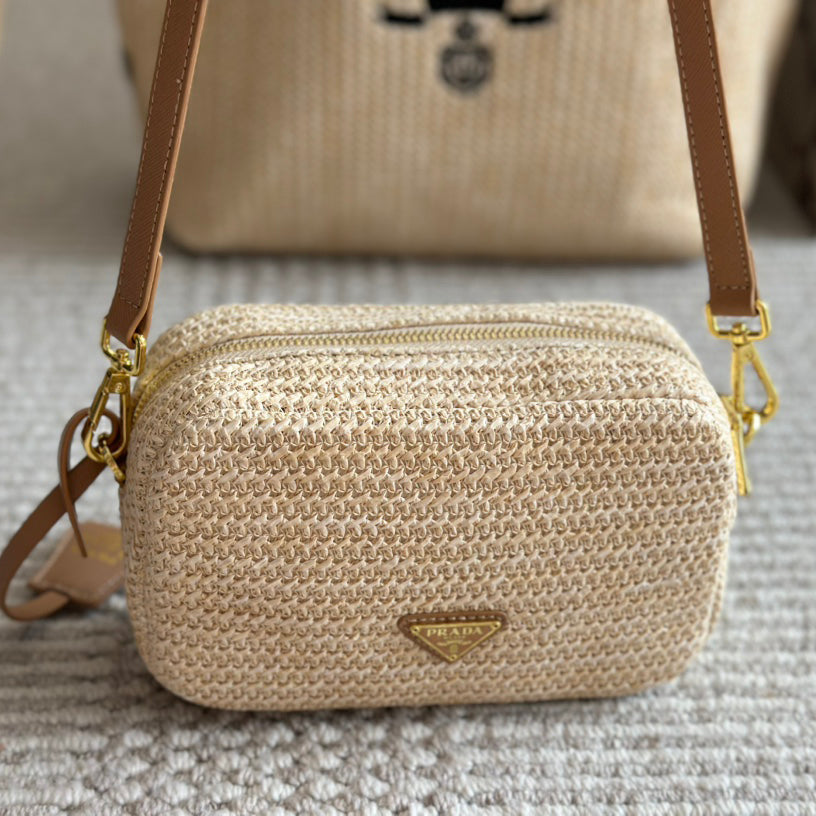 Summer straw camera bag 1824040207