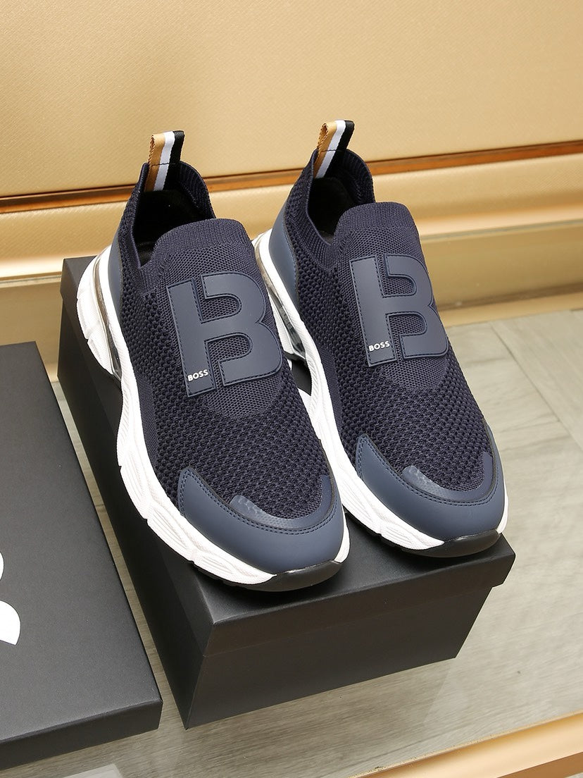 BS fashion printed rubber sole sneakers 0724072304