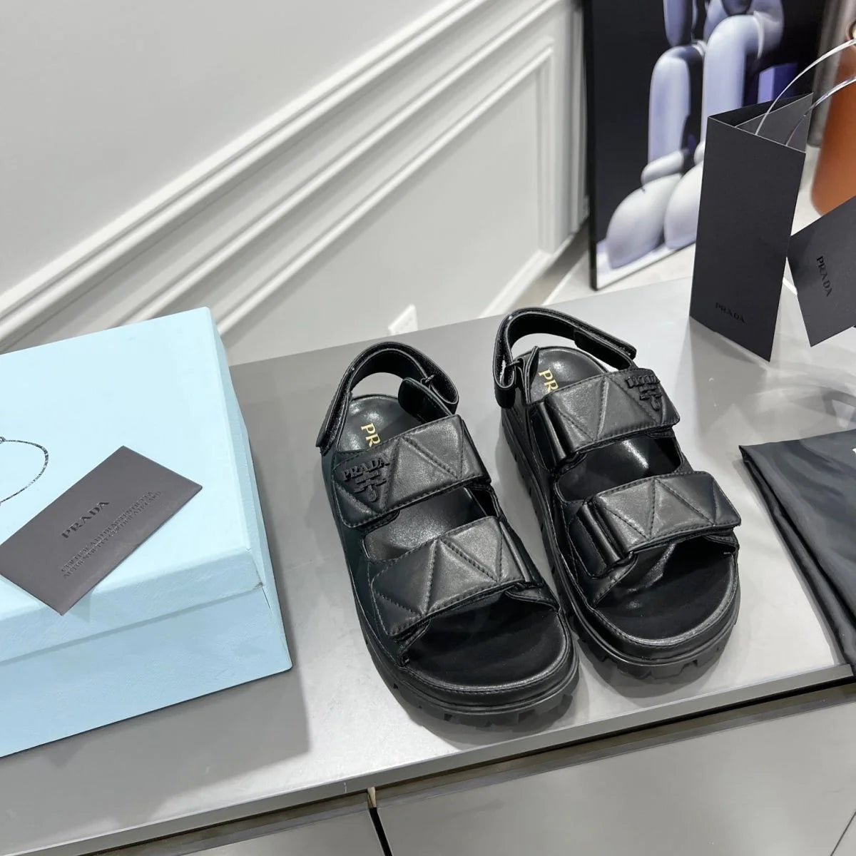 Spring And Summer New Women's Shoes Leather Soft Bottom Muffin Sandals Velcro 1024030828