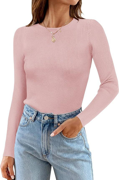 New Striped Long Sleeve Regular Top T-Shirt Women