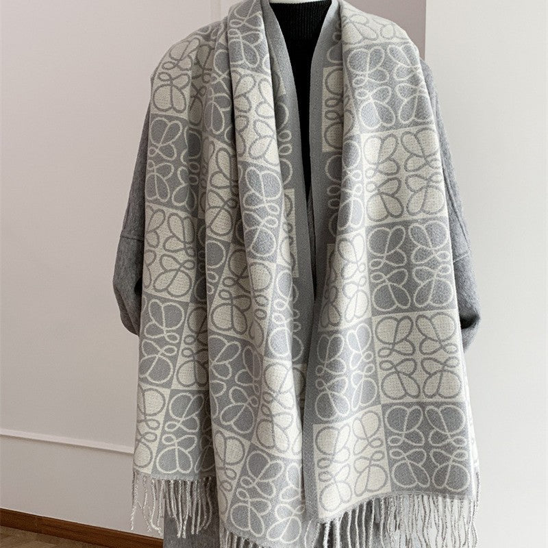 Style shawl warm women's neck scarf 1025090802