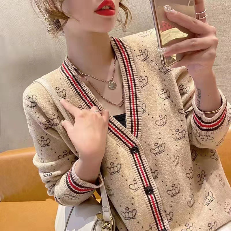 Classic Versatile Casual Knit Sweater 1025090303