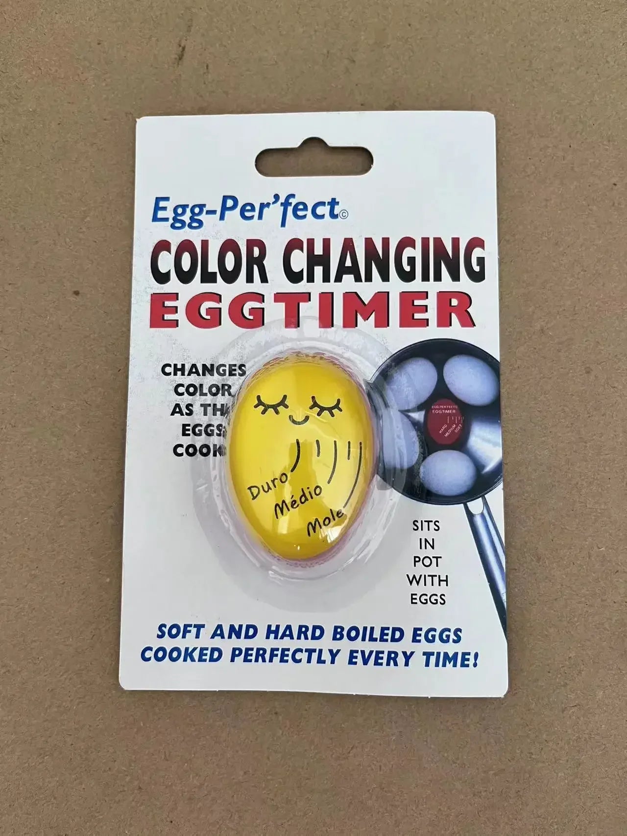 Cartoon Egg Timer Sensitive Hard & Soft Boiled Egg Color Changing Indicators Kitchen Boiled Egg Temperature Observer