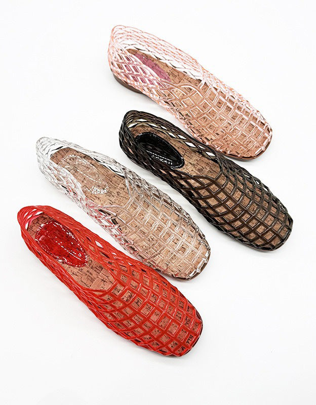 Summer Hollow Breathable Fishing Net Jelly Shoes