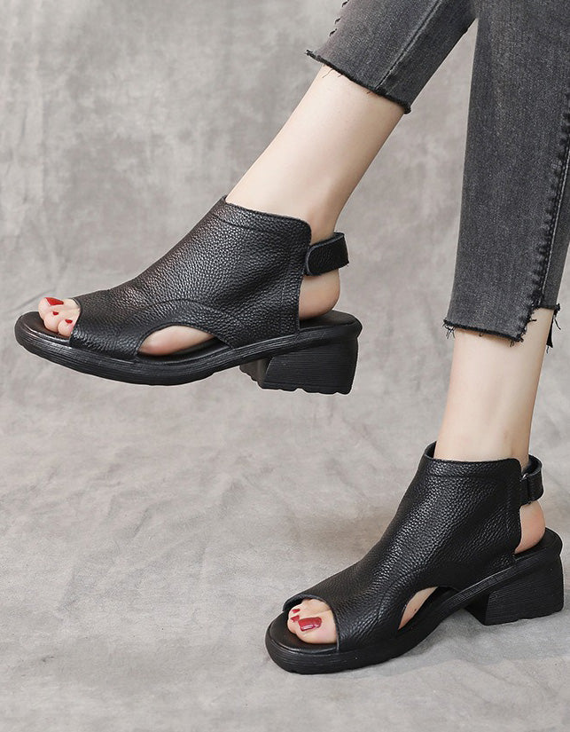 Summer Open Toe Slingback Sandals Boots 35-41
