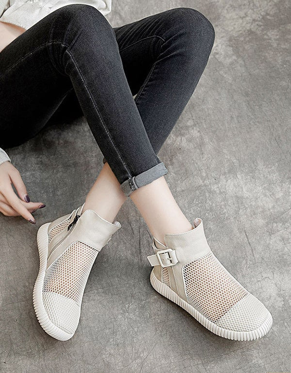 Summer Breathable Mesh Sandals Boots
