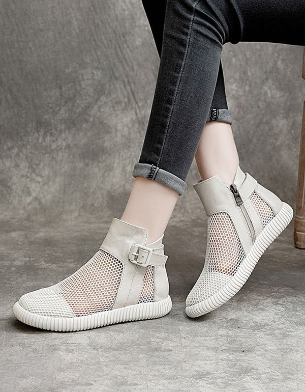 Summer Breathable Mesh Sandals Boots