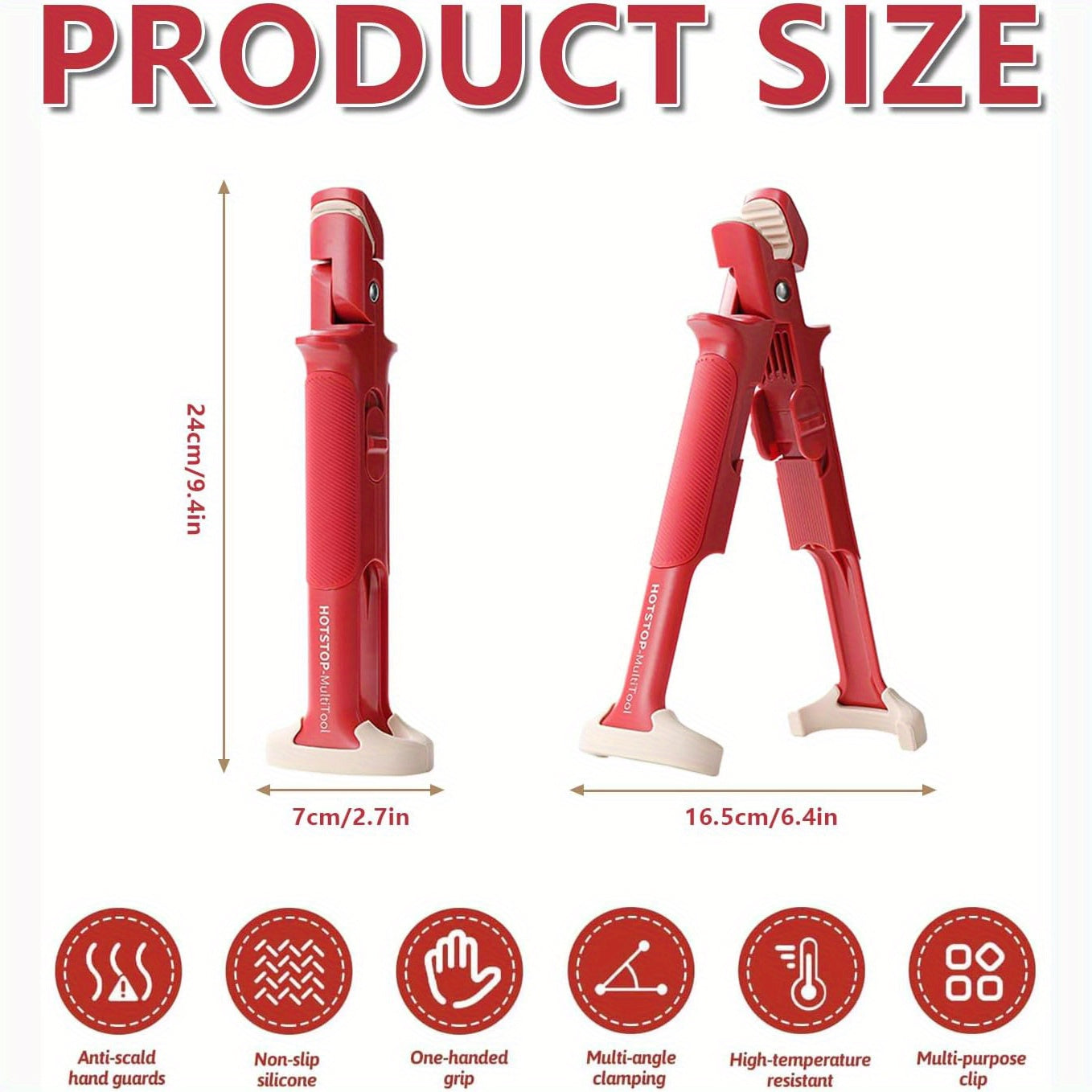 Bowl Clip 2-in-1 Anti-Scald Dish Clip