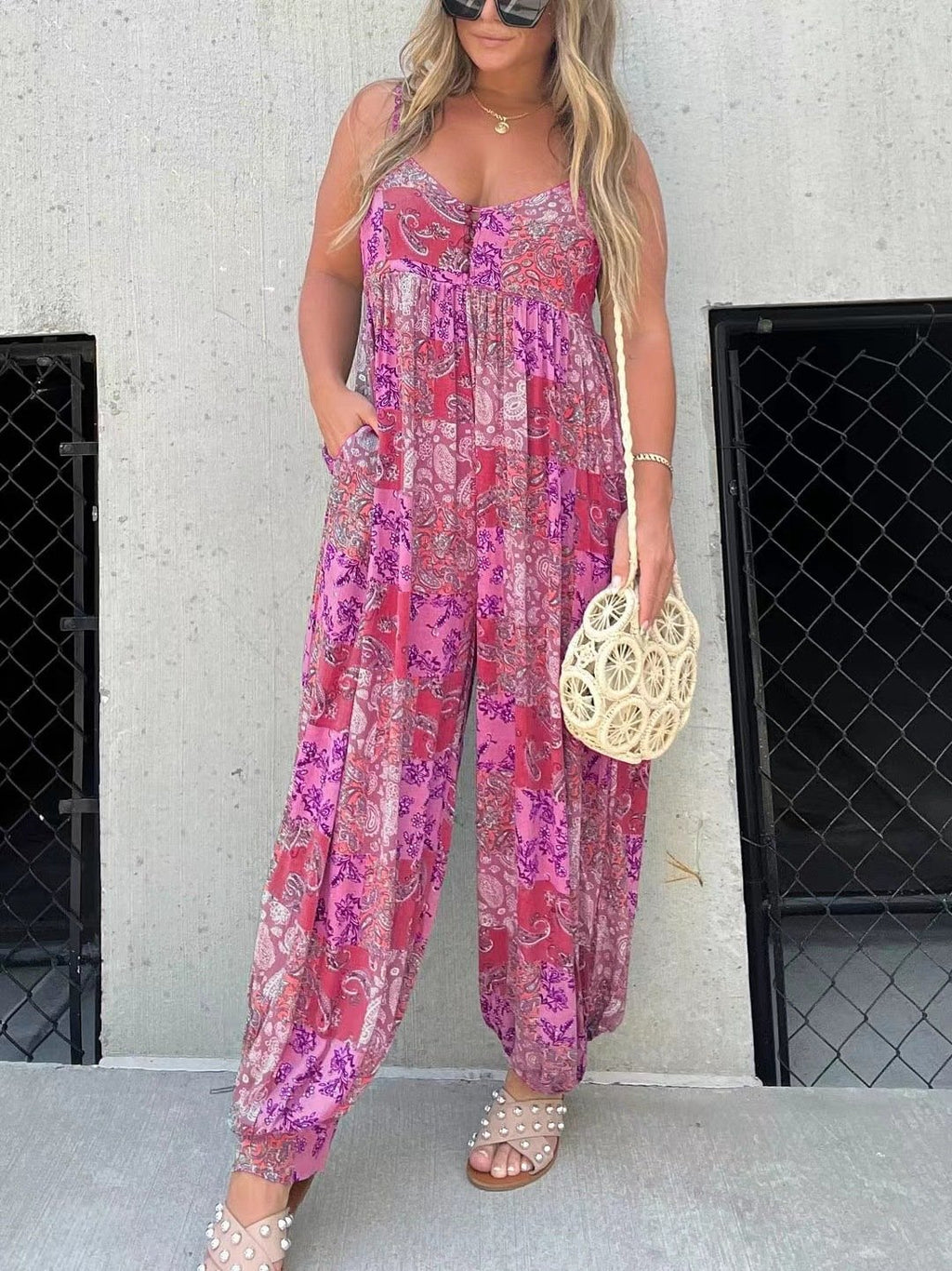 Boho Balloon Pant Jumpsuit (Buy 2 Get Free Shipping)