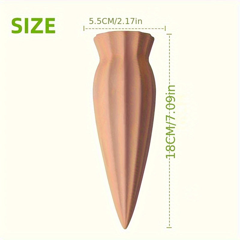 Terracotta Watering Spikes: Auto-Water Irrigation System for Indoor\u002FOutdoor Plants - Applicable to All Kinds of Bottles