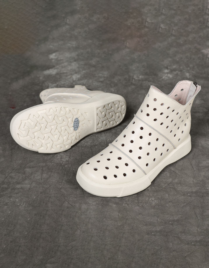 Handmade Comfortable Hollow Breathable Summer Boots 35-42