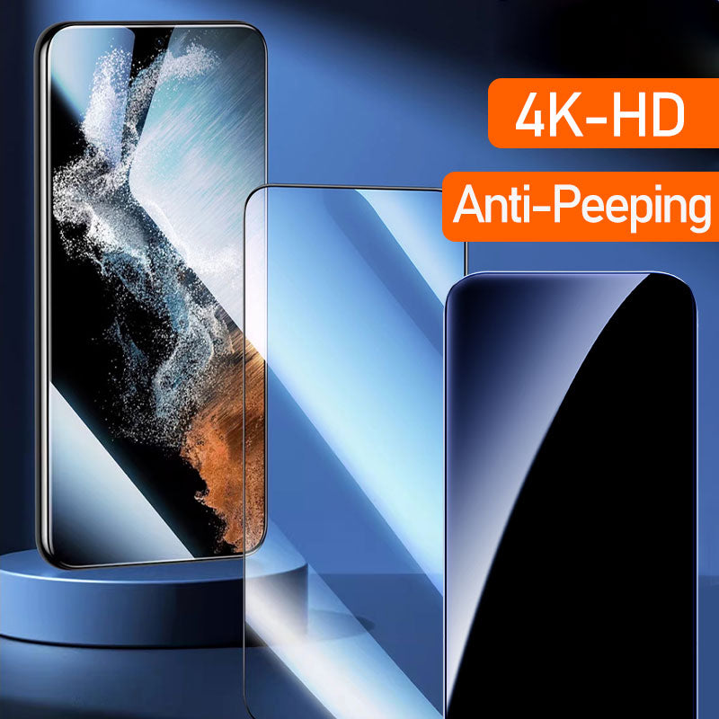 4K HD/Anti-Peeping Tempered Glass Screen Protector with Auto Dust-elimination Installation（Series S22-25）
